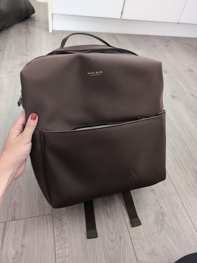Mina Baie Changing bag (real leather and nylon)