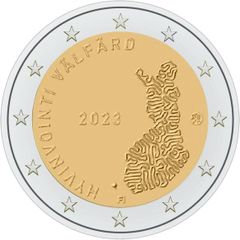 Finland 2 Euro Commemorative Coin 2023 - Social and Health Services. Uncirculated.