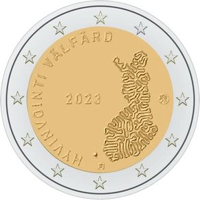 Finland 2 Euro Commemorative Coin 2023 - Social and Health Services. Uncirculated.