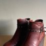 Brown Leather Ankle Boots With Wedge Size 40 (uk 7).  Spanish Brand Xti Quality Soft Leather Boots & Excellent Condition Image 4