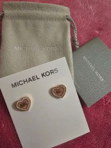 Michael Kors heart earrings