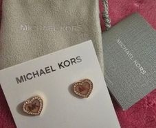 Michael Kors heart earrings