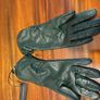 Luxury designer brand gloves by Paula Rowan in the softest of hand stitched leather and silk lining BRAND NEW Image 2