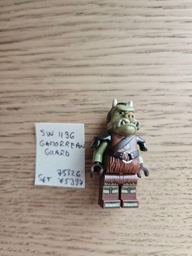 lego sw1196 gamorrean guard, set 75326, 75397