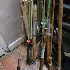 vintage fishing rods x13