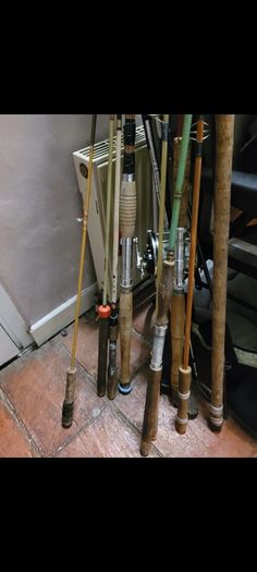 vintage fishing rods