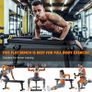LIMITED TIME DEAL | Weight Bench Folding Workout Bench with Carrying Handle Flat Home Training Multiuse Fitness Bench Image 5