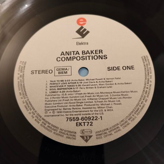 Anita Baker - Compositions
