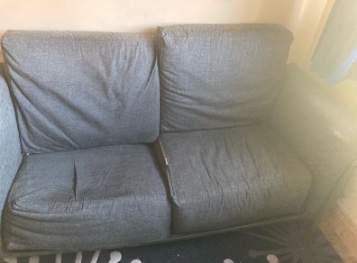 leather 2seater couch