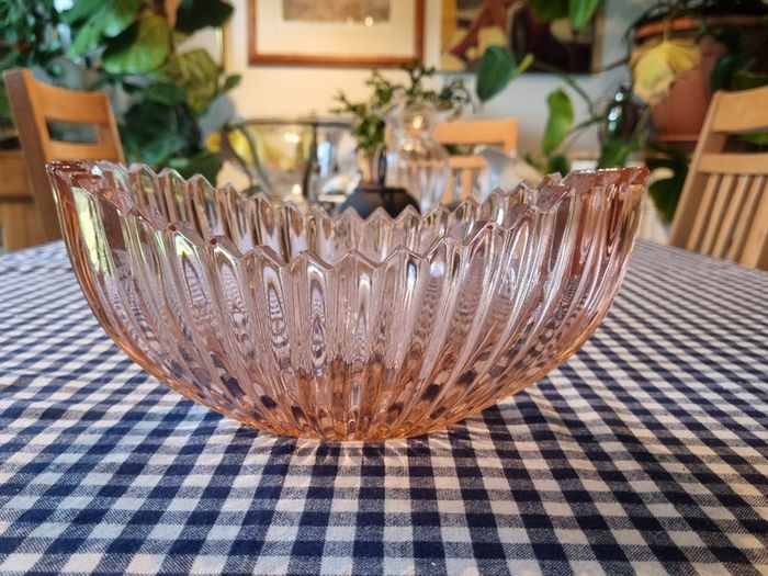 Art Deco style glass bowl