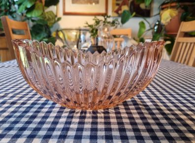 Art Deco style glass bowl