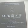 Gingko Amber Crystal Light - Solar System Night Light / Desk Lamp Image 3