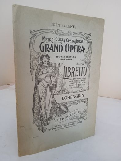 Lohengrin: Opera in Three Acts by Richard Wagner (GT217)