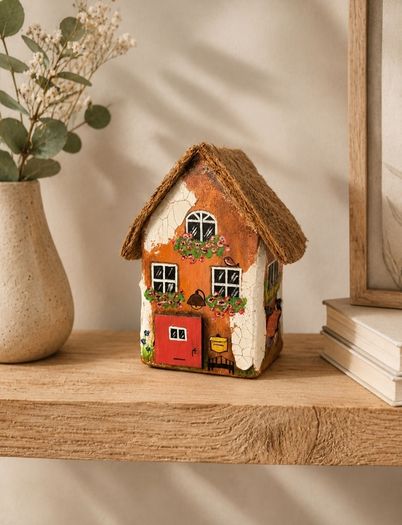 handcrafted tiny wooden house