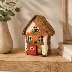 handcrafted tiny wooden house