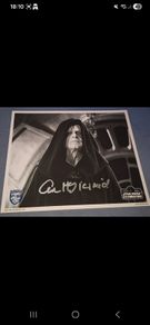 Star Wars Ian McDiarmid Autographed Signed  offical pix