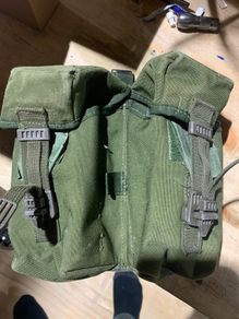 British webbing yoke and MTP double mag pouches