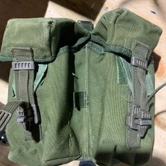 British webbing yoke and MTP double mag pouches