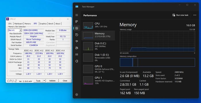 8GB DDR4 3200MHZ Kingston Laptop Ram