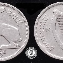 [#118] - Ireland 1928 | Irish 3d | Three Pence | Hare | KM.4