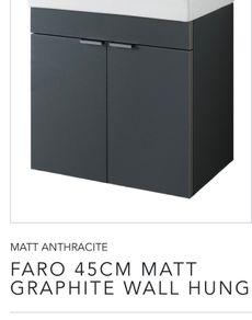 New: Faro Wall Hung Vanity
