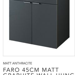 New: Faro Wall Hung Vanity