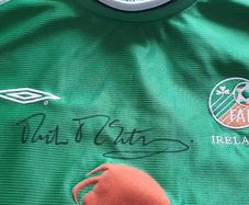 2002 XL Rep of ireland signed jersey mick McCarthy