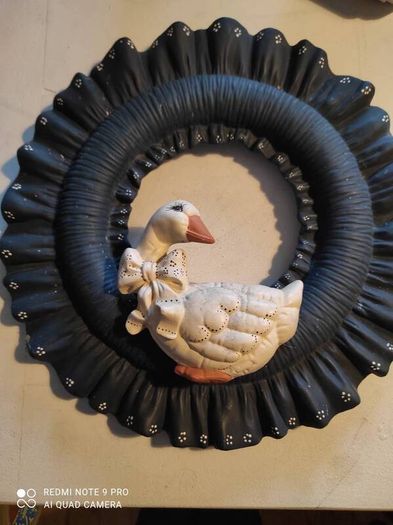Ceramic Goose Wreath