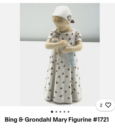Porcelain Figurine'Mary' by Bing & Grondahl, Denmark