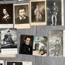Vintage Portrait Postcards x 32. 3 for 1 euro or 10 quid the lot Image 3