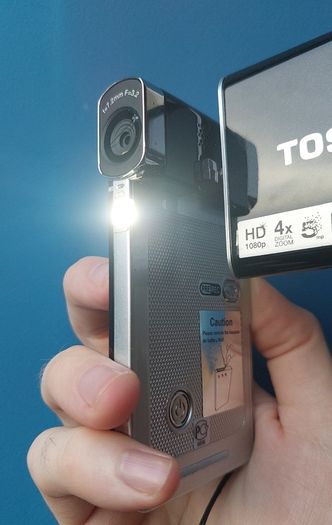 Toshiba S20 Black HD Camcorder Video Camera