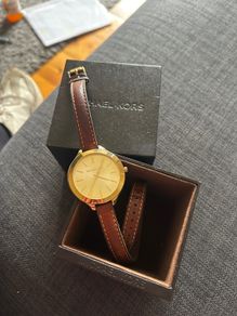 Michael Kors gold wrap around watch