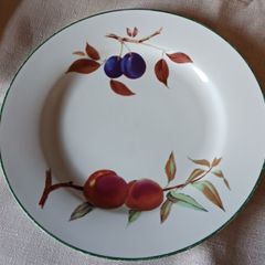 Royal Worcester, very large plate/ Evesham Vale