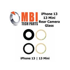 iPhone 13 iPhone 13 Mini Back Camera Glass Rear Camera Lens Cover with Adhesive