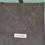 9ct White Gold and Blue Topaz Necklace Image 4