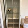 Solid Wood Dining Display Cabinet Cream Colour Image 2