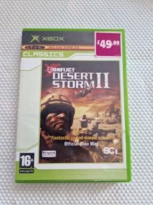 Conflict Desert Storm II Xbox Original Games Original