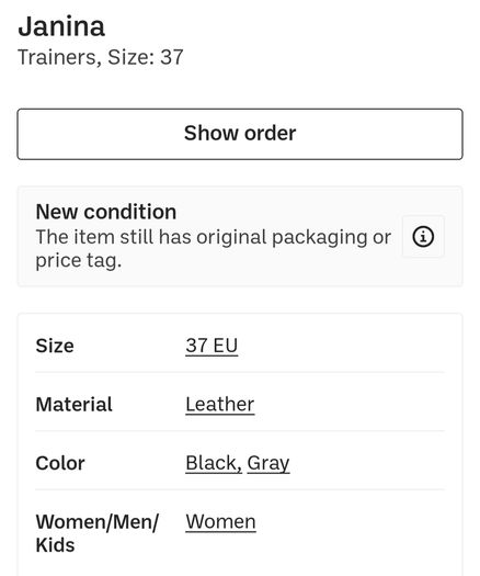 Brand New Janina Sneakers Trainers