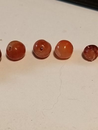 25 1900BC Carnelian Ancient Egypt Beads(With COA)