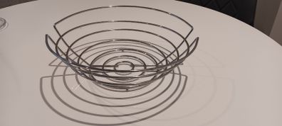 Chrome Fruit Bowl