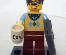 Lego Collectible Minifigures Series 7 COL-012: Computer Programmer (2012) Price includes P&P