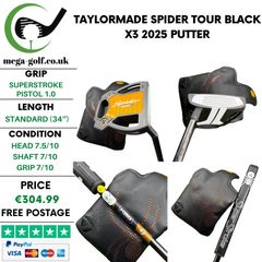Taylormade Spider Tour Black X3 2025 Putter / 34"