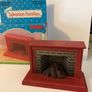 Rare Vintage Red Brick Fireplace-Sylvanian Families Image 5