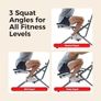 Smart Row N Ride Foldable Squat & Rowing Machine Glute/Leg Trainer, 3 Squat Angles, 4-Lvl Resistance, SunnyFit App, 150 kg Capacity, Adjustable Seat/Handle, EZ-Storage Image 7