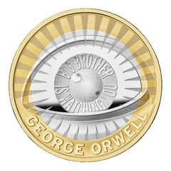 George Orwell 2025 silver proof coin
