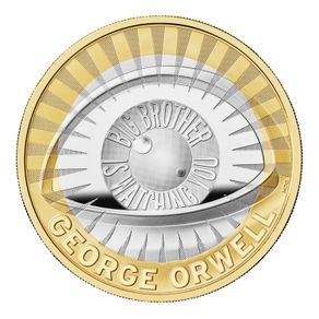 George Orwell 2025 silver proof coin