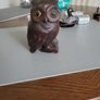 Owl carved wood Image 2