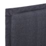 Bed Frame Dark Grey Fabric 135x190 cm Image 5