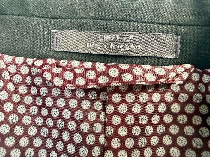 Black suit M&S 42" chest 36" waist skinny