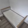 Mamas & Papas Cot Bed & matress in Grey & Oak Image 5